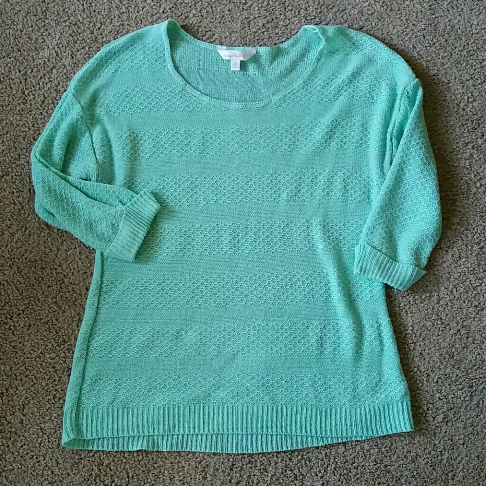 Charming Charlie Mint Sweater